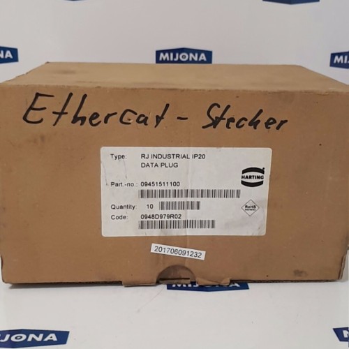 Harting 09451511100 RJ Industrial Datenstecker IP 20 0948D979R02 Preis pro 7stuk Harting 09451511100 RJ Industrial Datenstecker IP 20 0948D979R02 Preis pro 7stuk