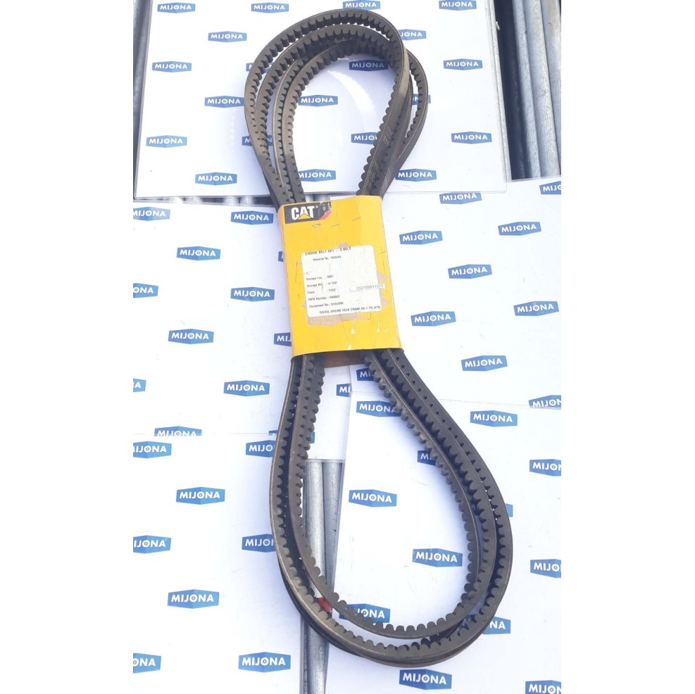 CAT 6N6652 engine belt set 3 psc 1020404 10151098 9L 6647 New old stok