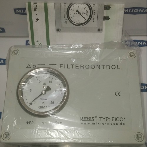 MIKRO MESS GMBH Filter Control FICO 25-A-64-AB-CE 25 mbar
