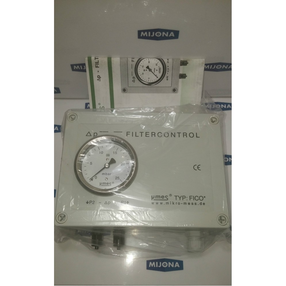 MIKRO MESS GMBH Filter Control FICO 25-A-64-AB-CE 25 mbar
