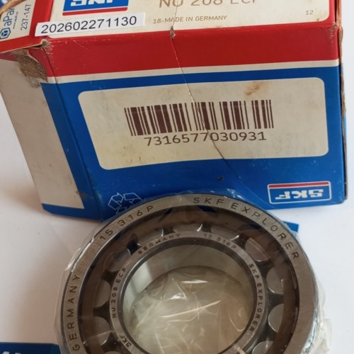 SKF NU 208 ECP Cylindrical Roller bearing NU208ECP (new old stock)