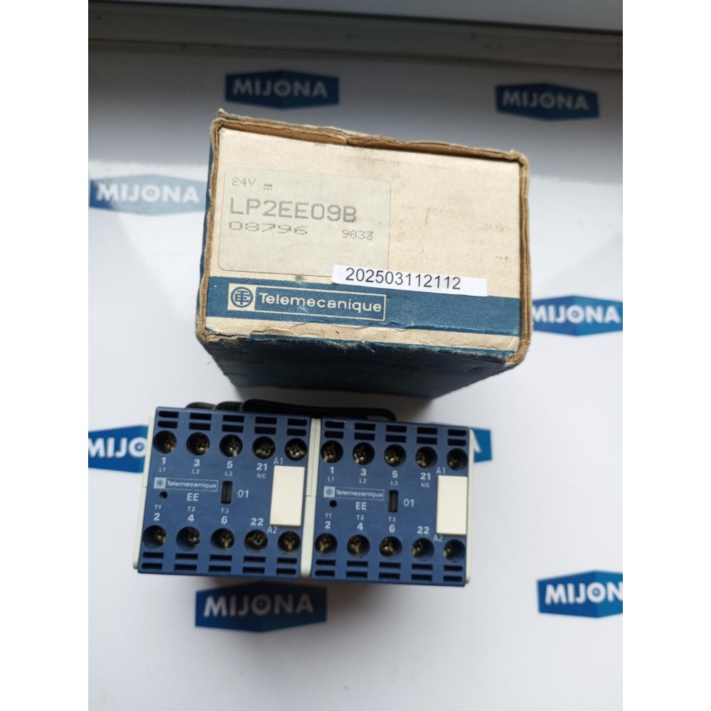 Telemecanique LP2EE09B 08796 Contactor LP2-EE 09 new old stock Telemecanique LP2EE09B 08796 Contactor LP2-EE 09 new old stock