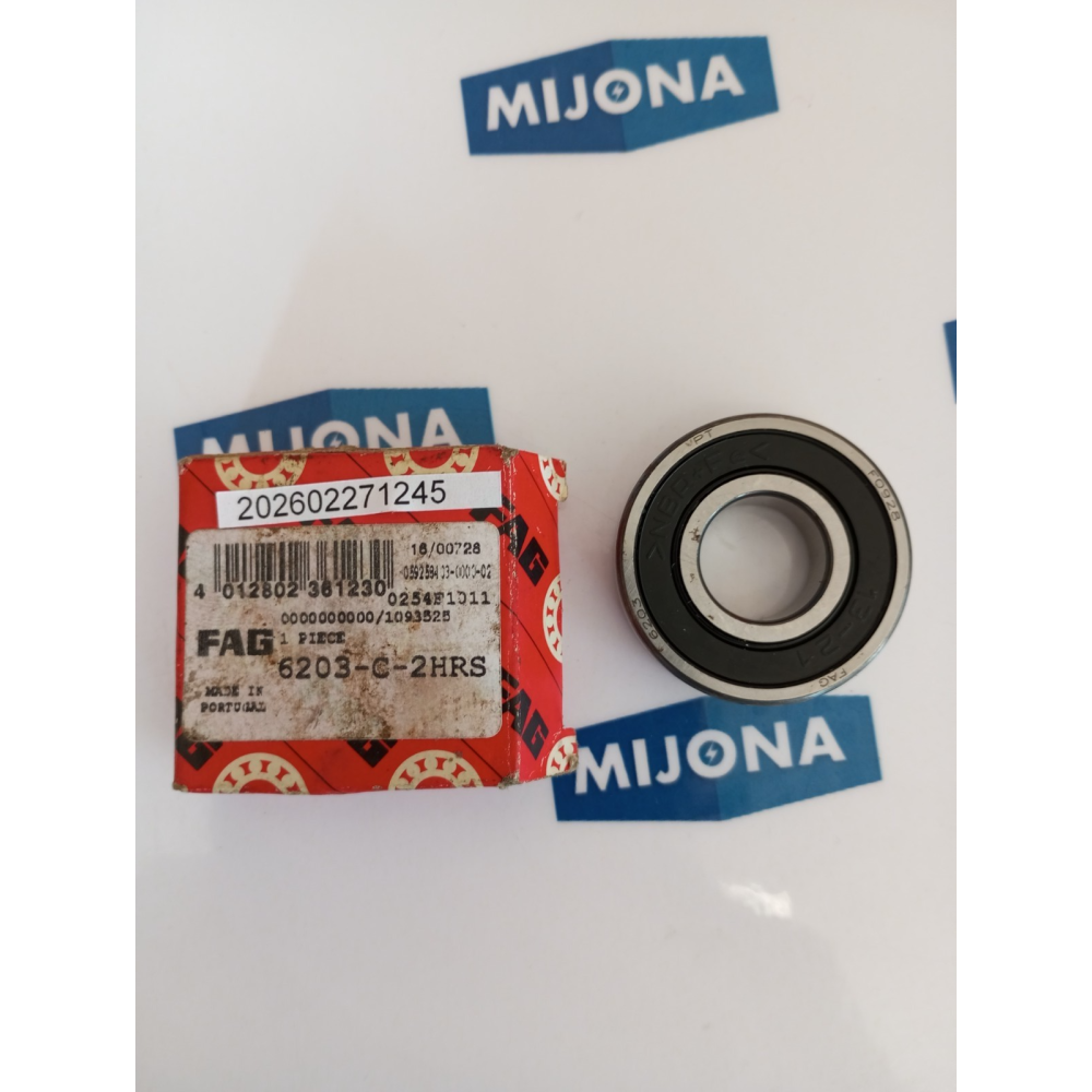 FAG 6203 C 2HRS Bearings 6203-C-2HRS (new old stock) FAG 6203 C 2HRS Bearings 6203-C-2HRS (new old stock)