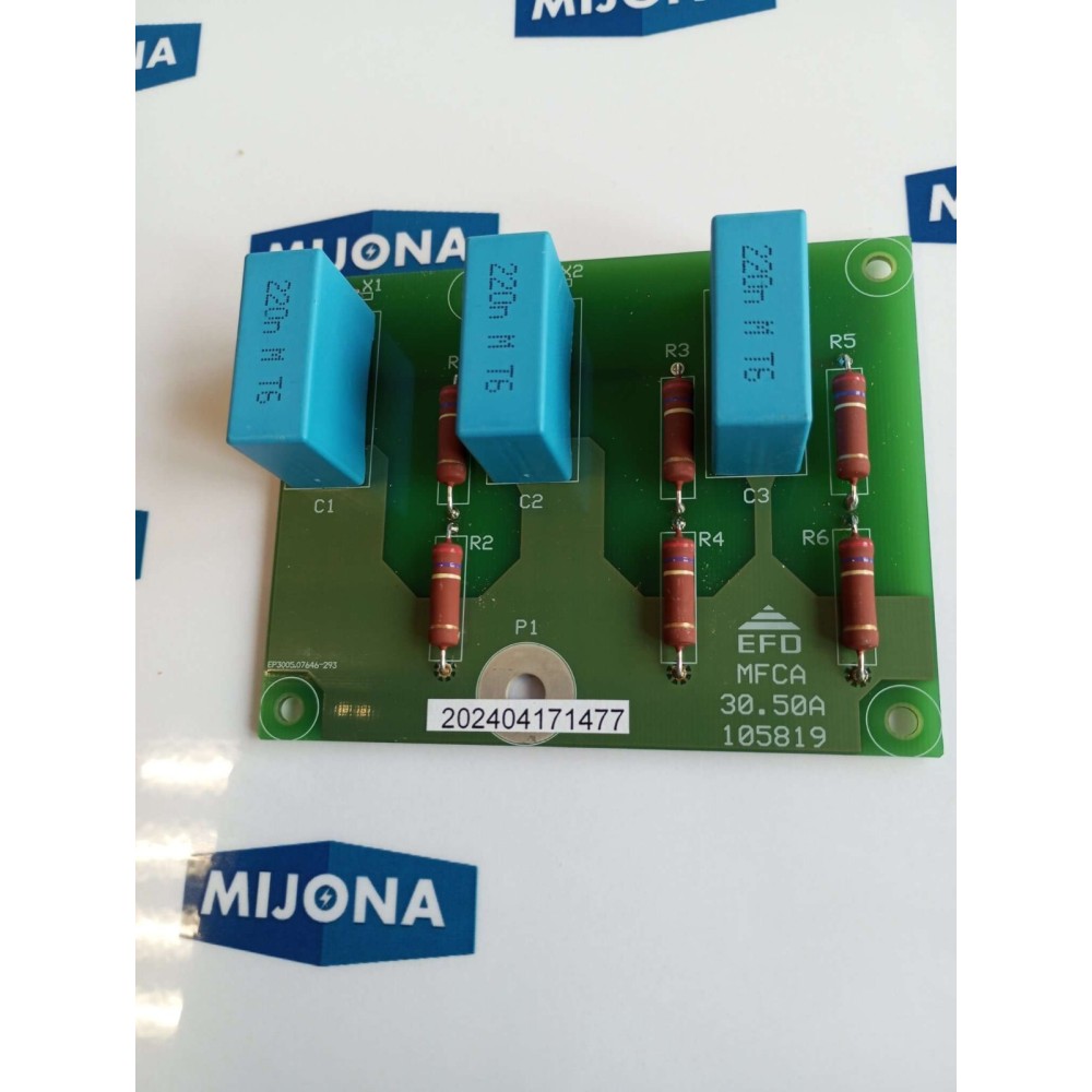 EFD MFCA 30 50A CIRCUIT BOARD SERIAL NO. 105819 (new old stock)