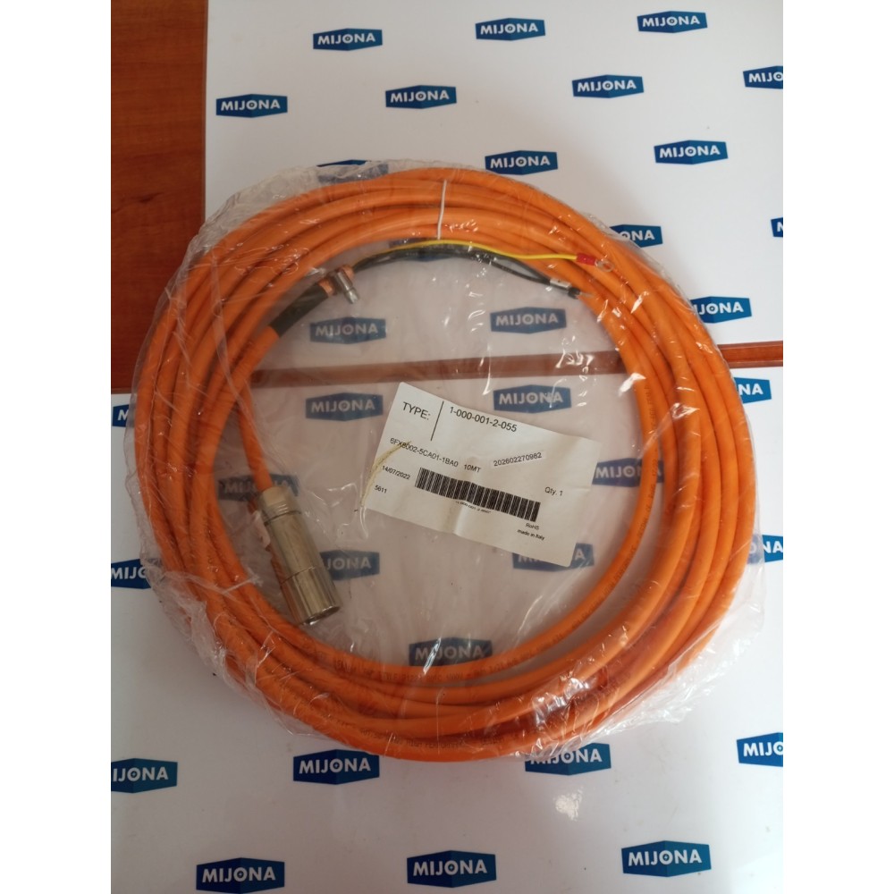SIEMENS 6FX8002 5CA01 1BA0 POWER KABEL 10M 6FX8002-5CA01-1BA0 (New old stock)