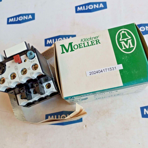 Moeller Motorschutzrelais Z00-0.4 MOTOR OVERLOAD RELAY 0.24- 0.4A NEW OLD STOCK