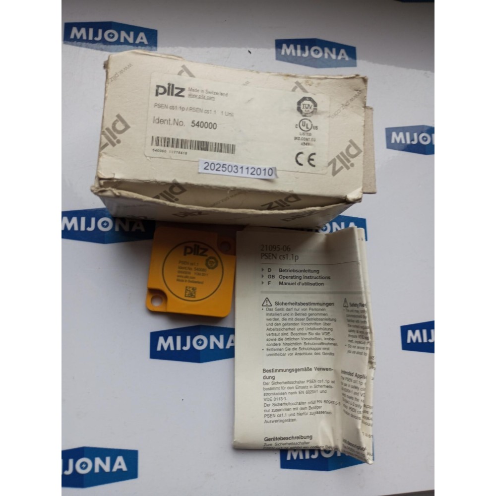 Pilz PSEN cs1. 1p PSEN cs1.1 540080 Safety Switch new old stock Pilz PSEN cs1. 1p PSEN cs1.1 540080 Safety Switch new old stock