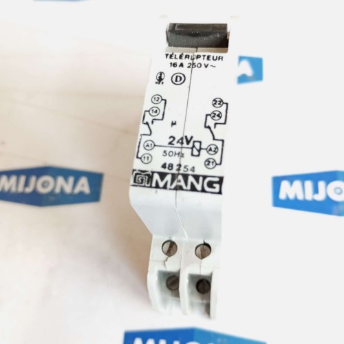 TÉLÉRUPTEUR 16 A 250V Gerard Mang 48254 RELAY 24V 50HZ