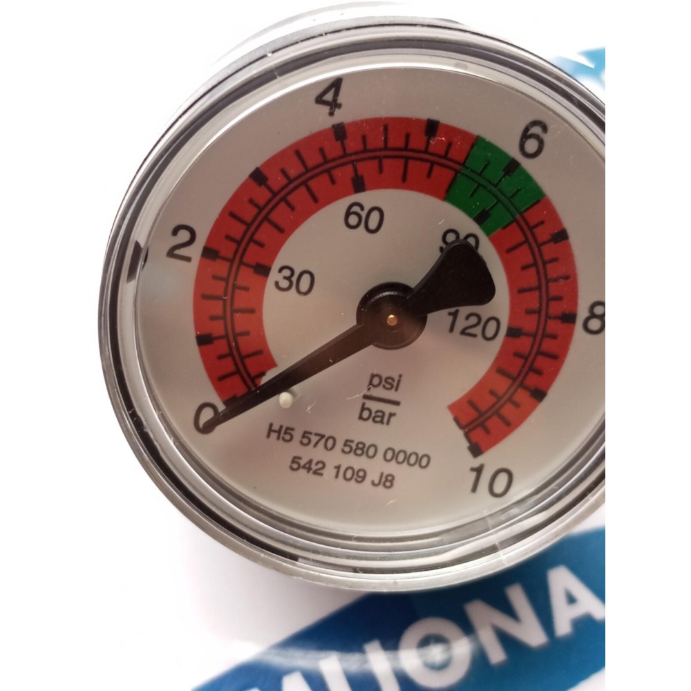 GENERIC H5 570 580 0000  Pressure Gauge  542 109 J8 0-10BAR NEW OLD STOCK