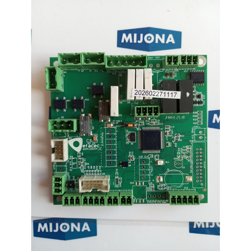 EFACEC 6SA120004 G BOARD MODULE TESTE