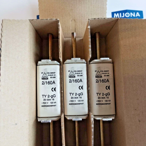 WENDLER AUSTRIA TY 2 gG 20 004 16 2/160A 500V 120kA 2000416 PRICE FOR 3PSC