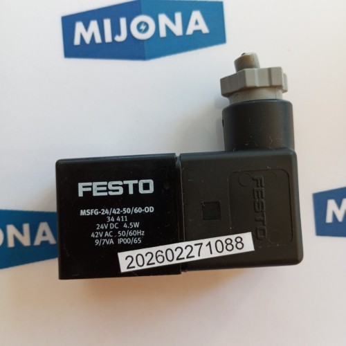 FESTO MSFG 24 42 50 60 OD 34411 DC 24V 4,5W 42V AC 50 60HZ 9- 7VA