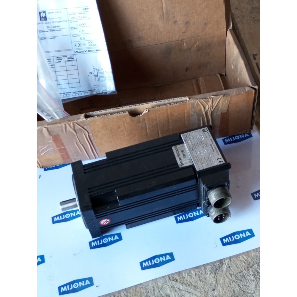 SIEI SERVO MOTOR 150502 SHJ SERIES 44 M 30 24VDC 300RPM (new old stock)
