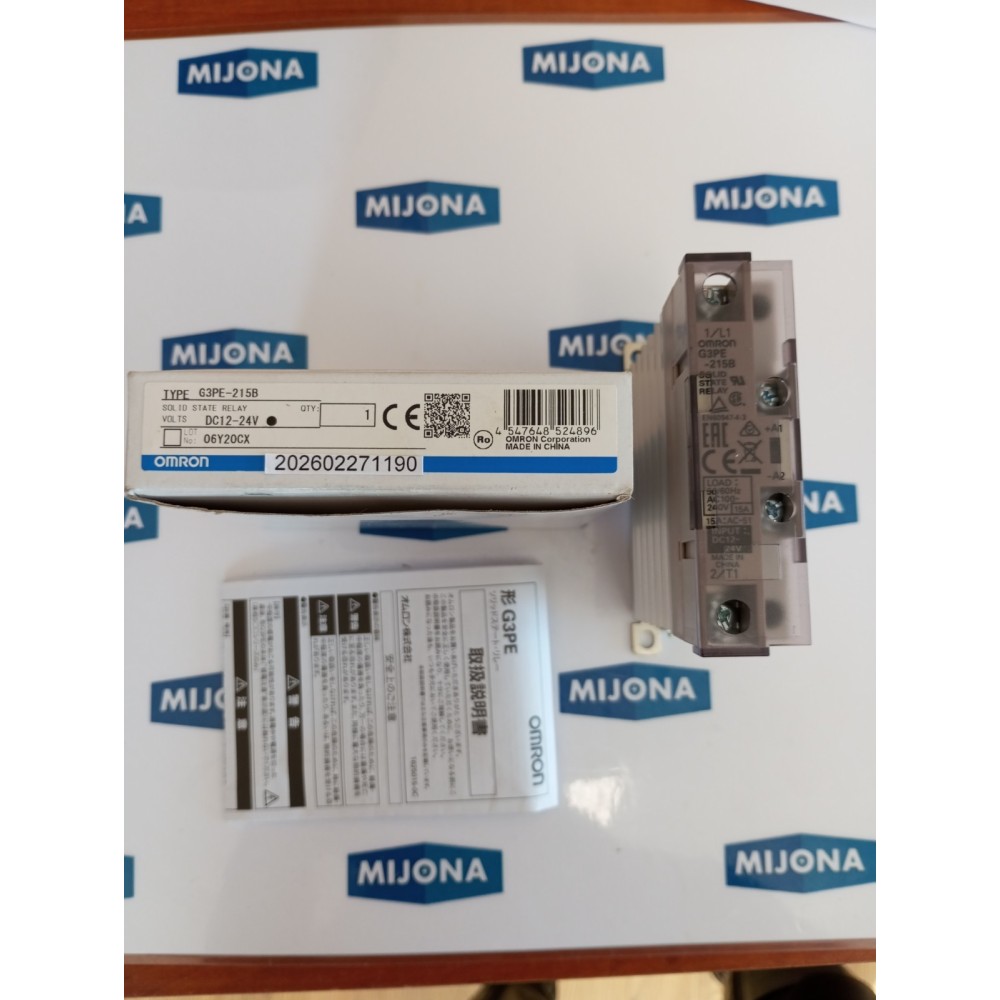 OMRON G3PE-215B SOLID STATE RELAY DC12 24B  new old stock