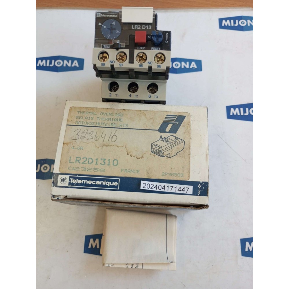 TELEMECANIQUE LR2 D1310 THERMAL OVERLOAD LR2D1310 023264 23 32A TELEMECANIQUE LR2 D1310 THERMAL OVERLOAD LR2D1310 023264 23 32A
