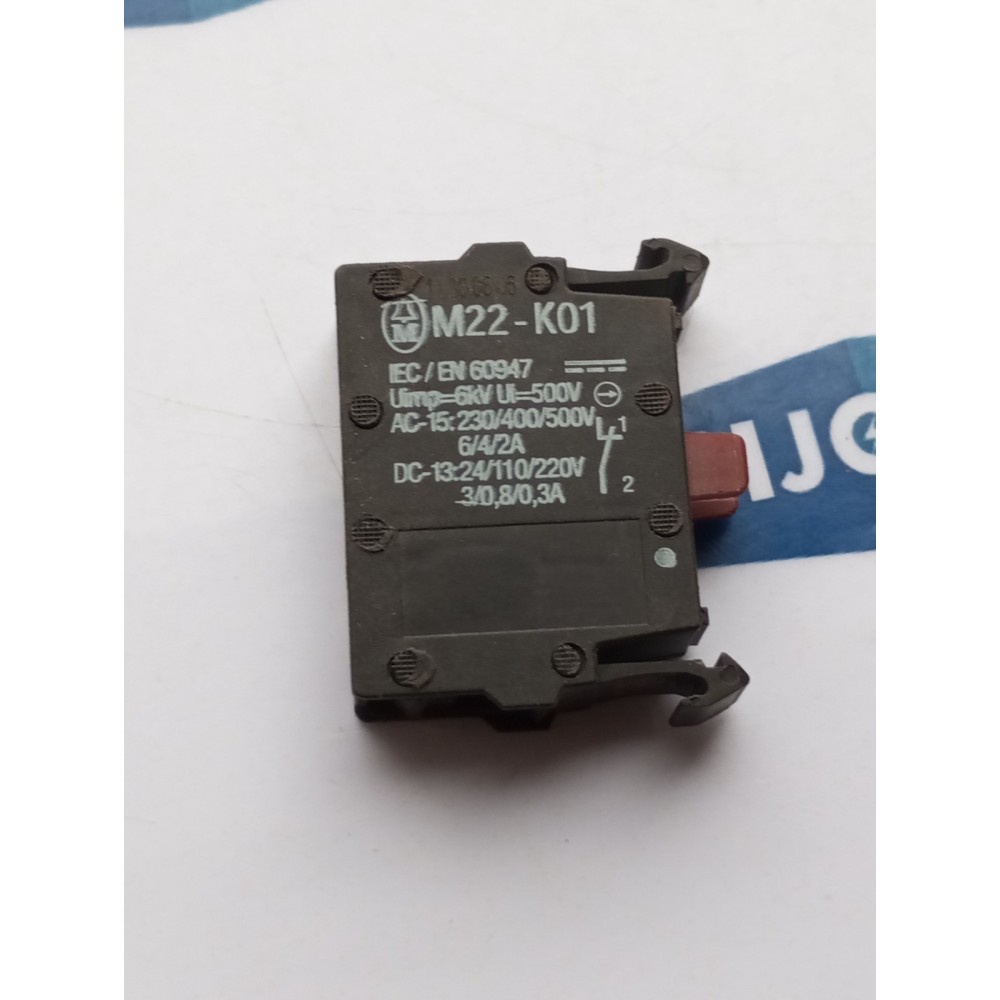 EATON M22 K01 CONTACT BLOCK RED