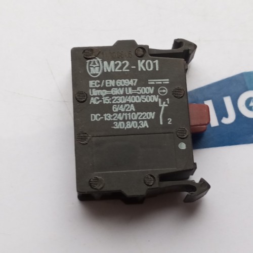 EATON M22 K01 CONTACT BLOCK RED