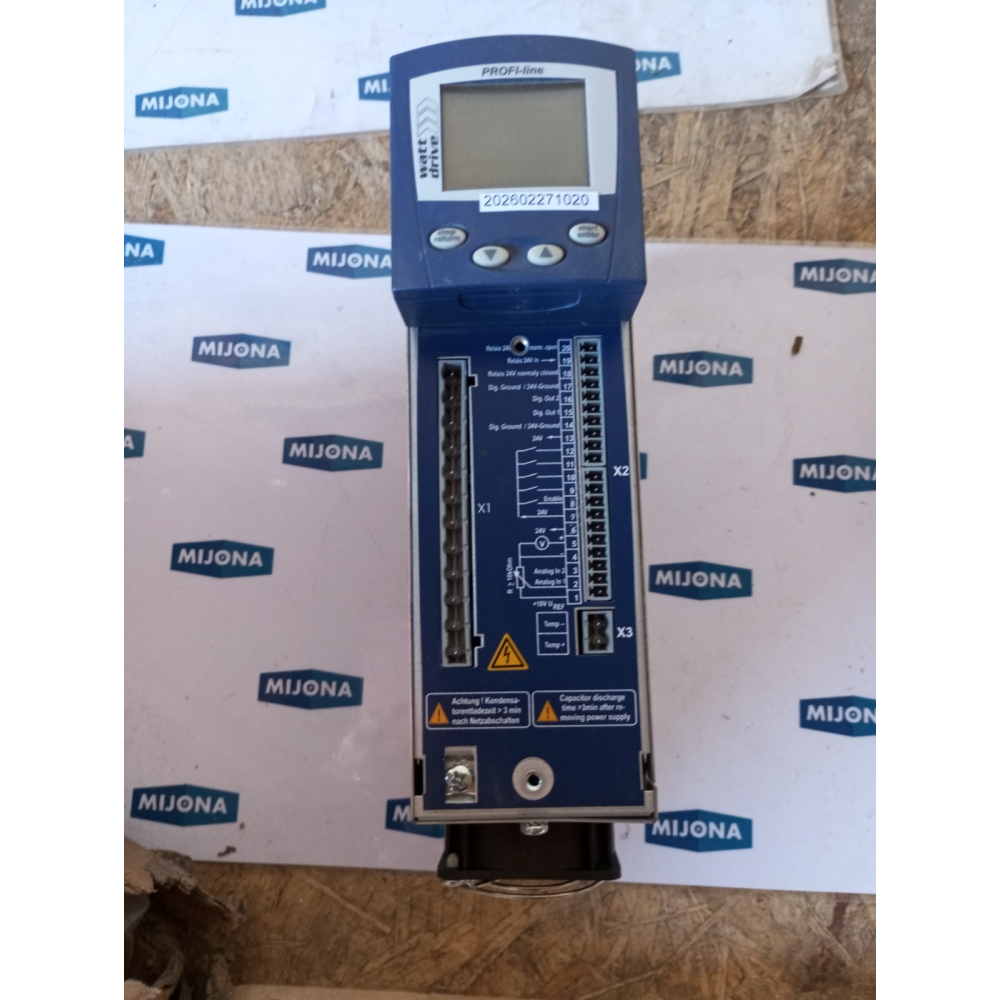 WATT DRIVE P6000 0015TBC2 V3.00-02 PROFI LINE frequency inverter
