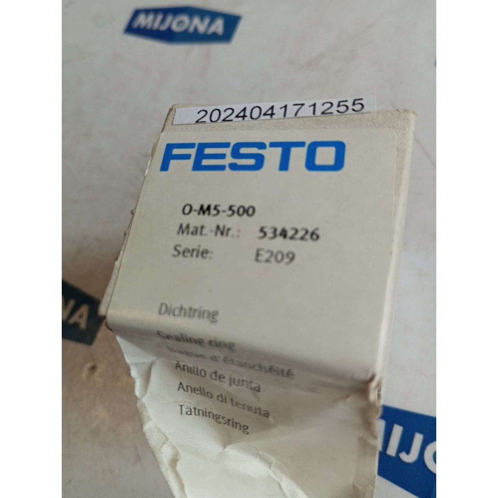FESTO O M5 500 price for 20 psc 534226 O-M5-500 NEW OLD STOCK FESTO O M5 500 price for 20 psc 534226 O-M5-500 NEW OLD STOCK
