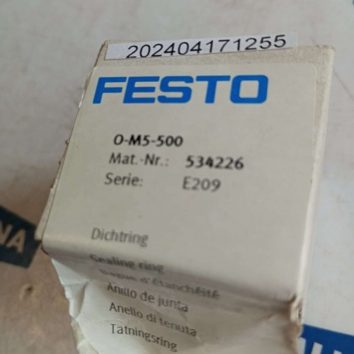 FESTO O M5 500 price for 20 psc 534226 O-M5-500 NEW OLD STOCK FESTO O M5 500 price for 20 psc 534226 O-M5-500 NEW OLD STOCK