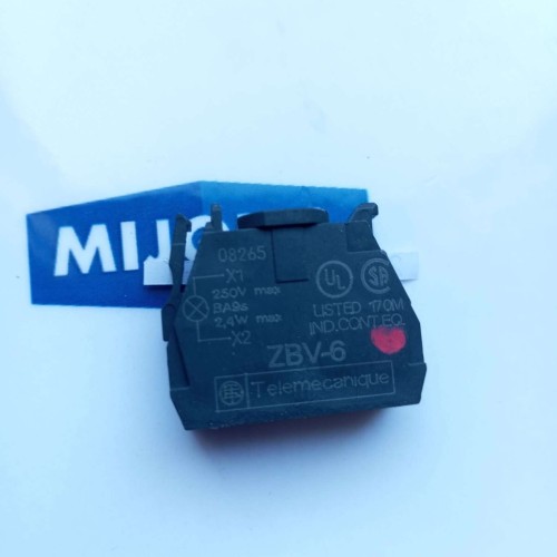 Telemecanique ZBV 6 250V BA9s 2,4W Lamp Module Contact Block Telemecanique ZBV 6 250V BA9s 2,4W Lamp Module Contact Block