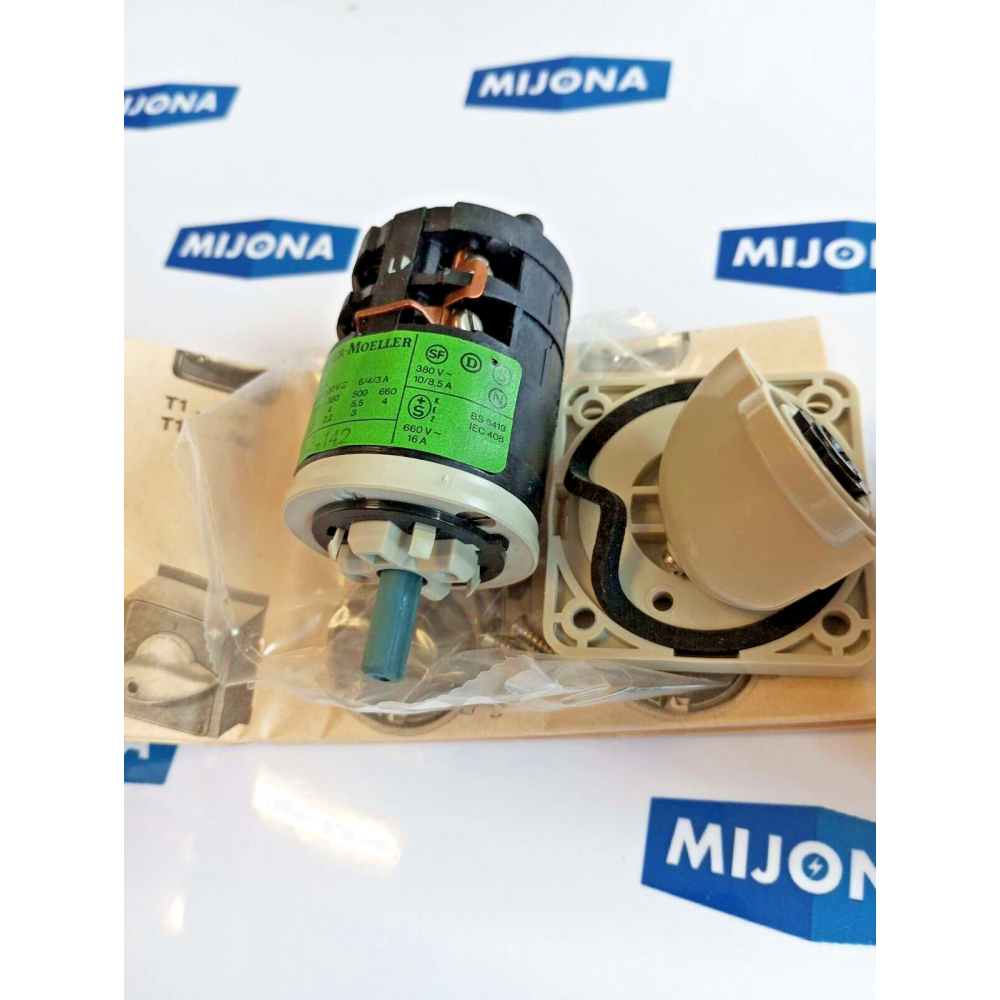 Moeller T1 2 142 EZ switch SCHALTER AC1 20A IP55 IP00 T1-2-142/ez new old stock