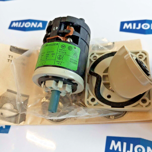 Moeller T1 2 142 EZ switch SCHALTER AC1 20A IP55 IP00 T1-2-142/ez new old stock