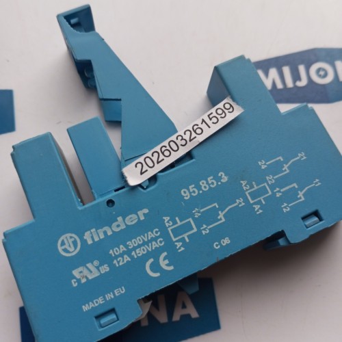 FINDER TYPE 95 85 3 SOCKET 10A 300VAC 95.85.3 FINDER TYPE 95 85 3 SOCKET 10A 300VAC 95.85.3