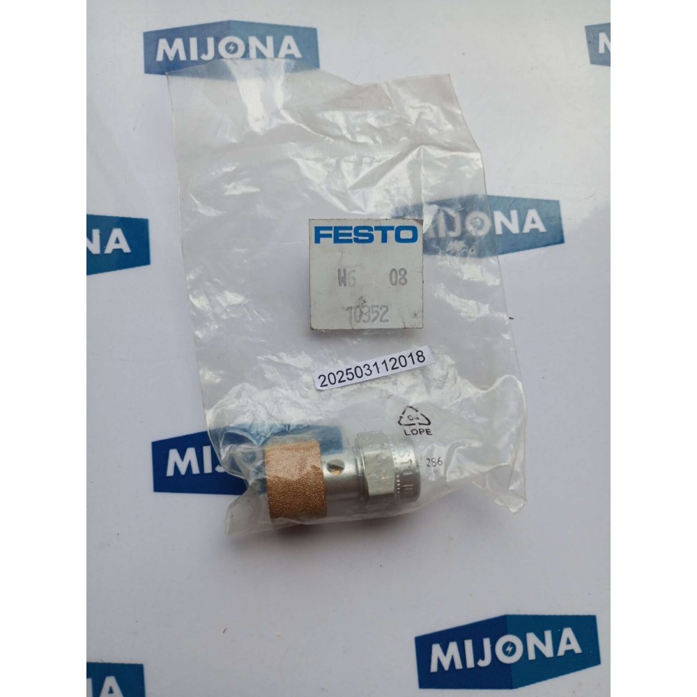 Festo  10352 GRE-1/4 Exhaust Air Flow Control Valve G1/4 0-10bar