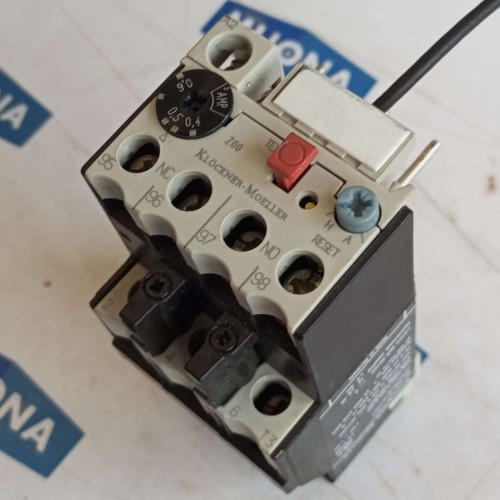 Klöckner Moeller Z 00 0,6 Overload Relay 0,4-0,6A Klöckner Moeller Z 00 0,6 Overload Relay 0,4-0,6A