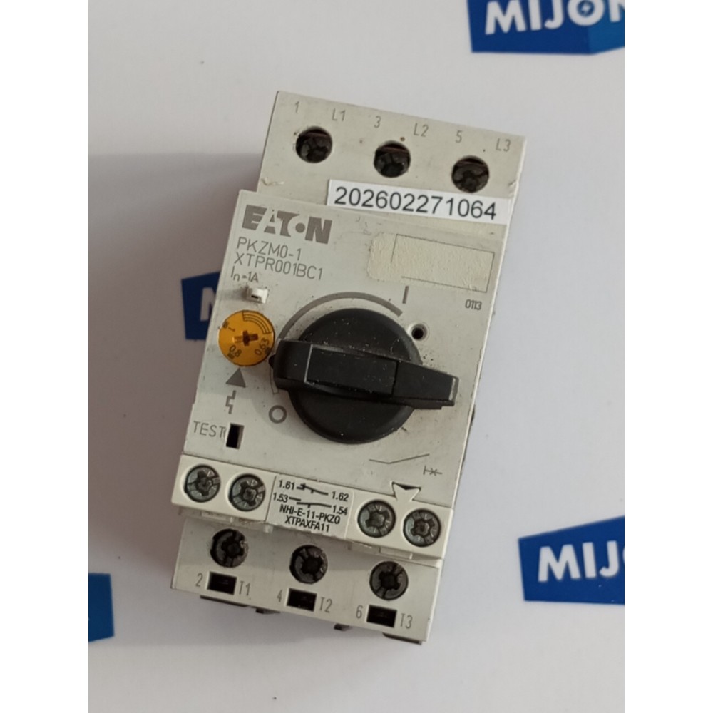 MOELLER EATON PKZM0 1 XTPR001BC1 MOTORSCHUTZSCHALTER 50 60HZ 6000V MOELLER EATON PKZM0 1 XTPR001BC1 MOTORSCHUTZSCHALTER 50 60HZ 6000V