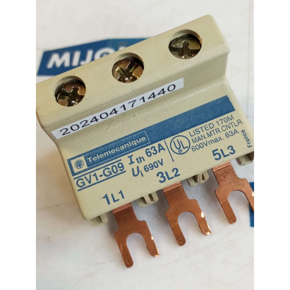 TELEMECANIQUE GV1 G09 63A 690V GV1-G09 600V 63A  Starter Terminal Block GV1G09
