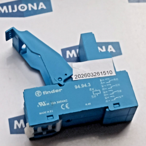 FINDER TYPE 94 94 3 SOCKET 10A 300VAC 94.94.3 FINDER TYPE 94 94 3 SOCKET 10A 300VAC 94.94.3