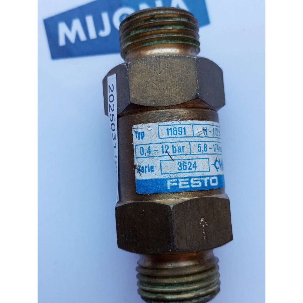 FESTO 11691 H-1/2 B NON RETURN VALVE