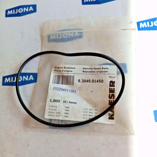 KAESER 9.3049.01450 Genuine spare parts 0 RING NBR 113.9X3.53 EW OLD STOCK