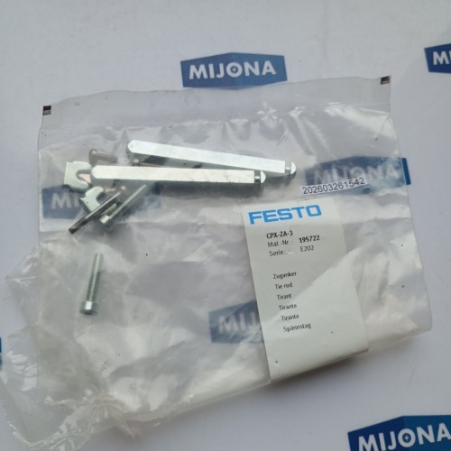 FESTO CPX ZA 3 195722 ZUGANKER TIE ROD NEW OLD STOCK FESTO CPX ZA 3 195722 ZUGANKER TIE ROD NEW OLD STOCK