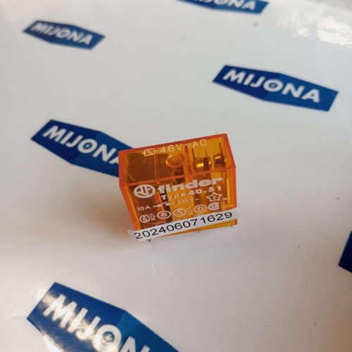 FINDER 40.51 relay relais 10A 250V 48V AC new old stock