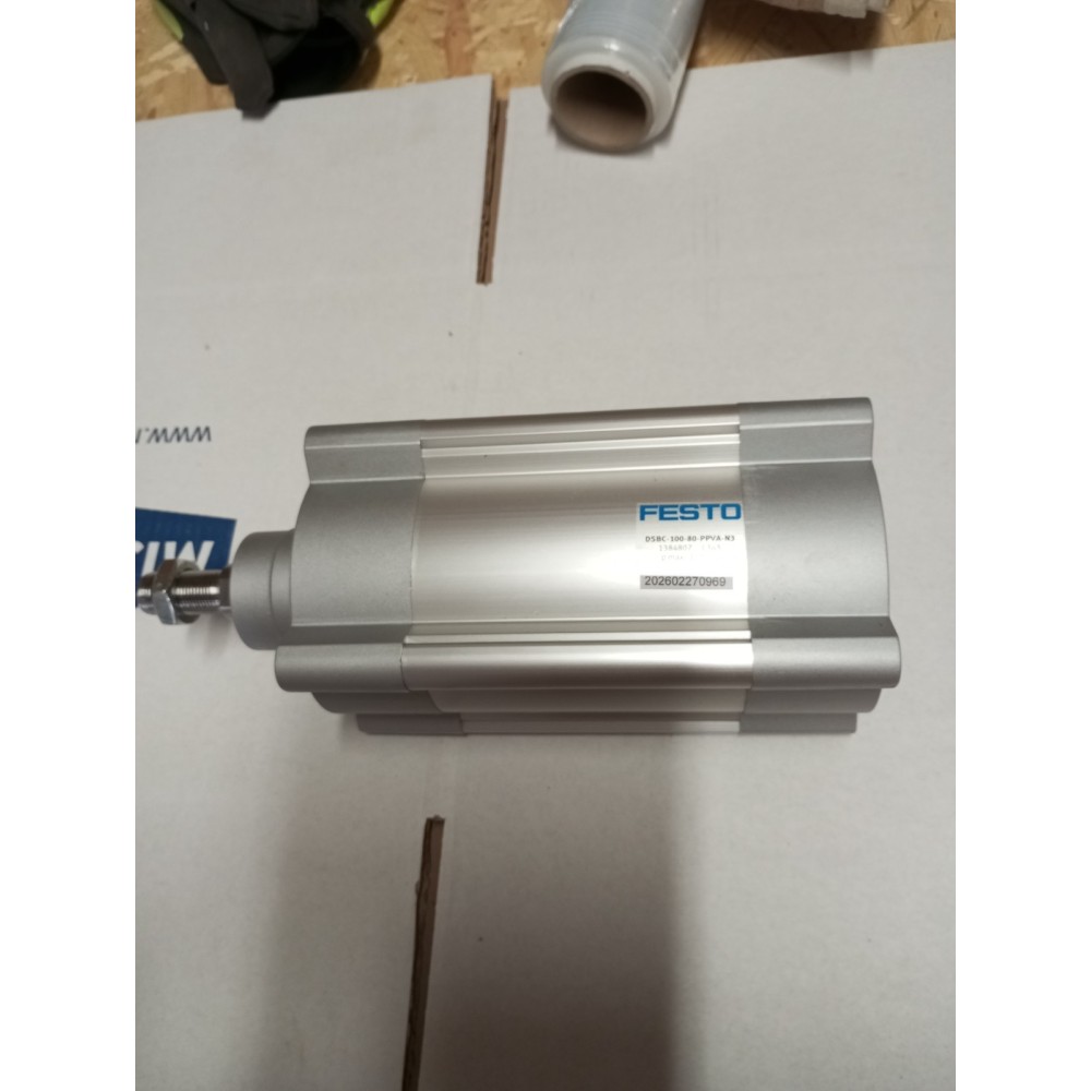 Festo DSBC 100 80 PPVA N3 CYLINDER 1384807 DSB- 100-80-PPVA-N3 new old stock Festo DSBC 100 80 PPVA N3 CYLINDER 1384807 DSB- 100-80-PPVA-N3 new old stock