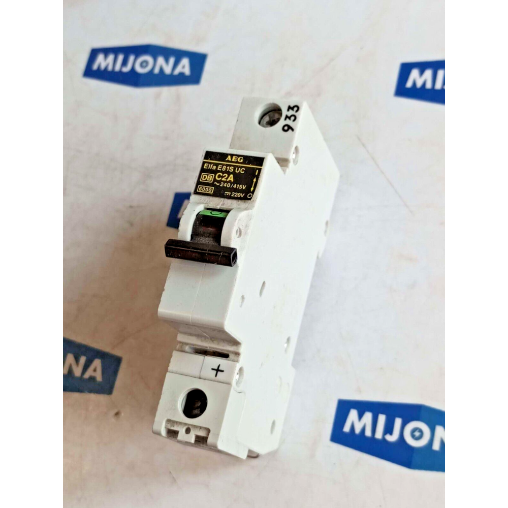 AEG ELFA E81S UC C2A 240 415V MINIATURE CIRCUIT BREAKER AEG ELFA E81S UC C2A 240 415V MINIATURE CIRCUIT BREAKER