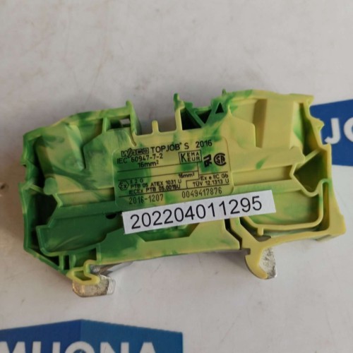 WAGO TOP JOB S 2016 0049417876 16mm² TERMNAL BLOCK NEW OLD STOCK