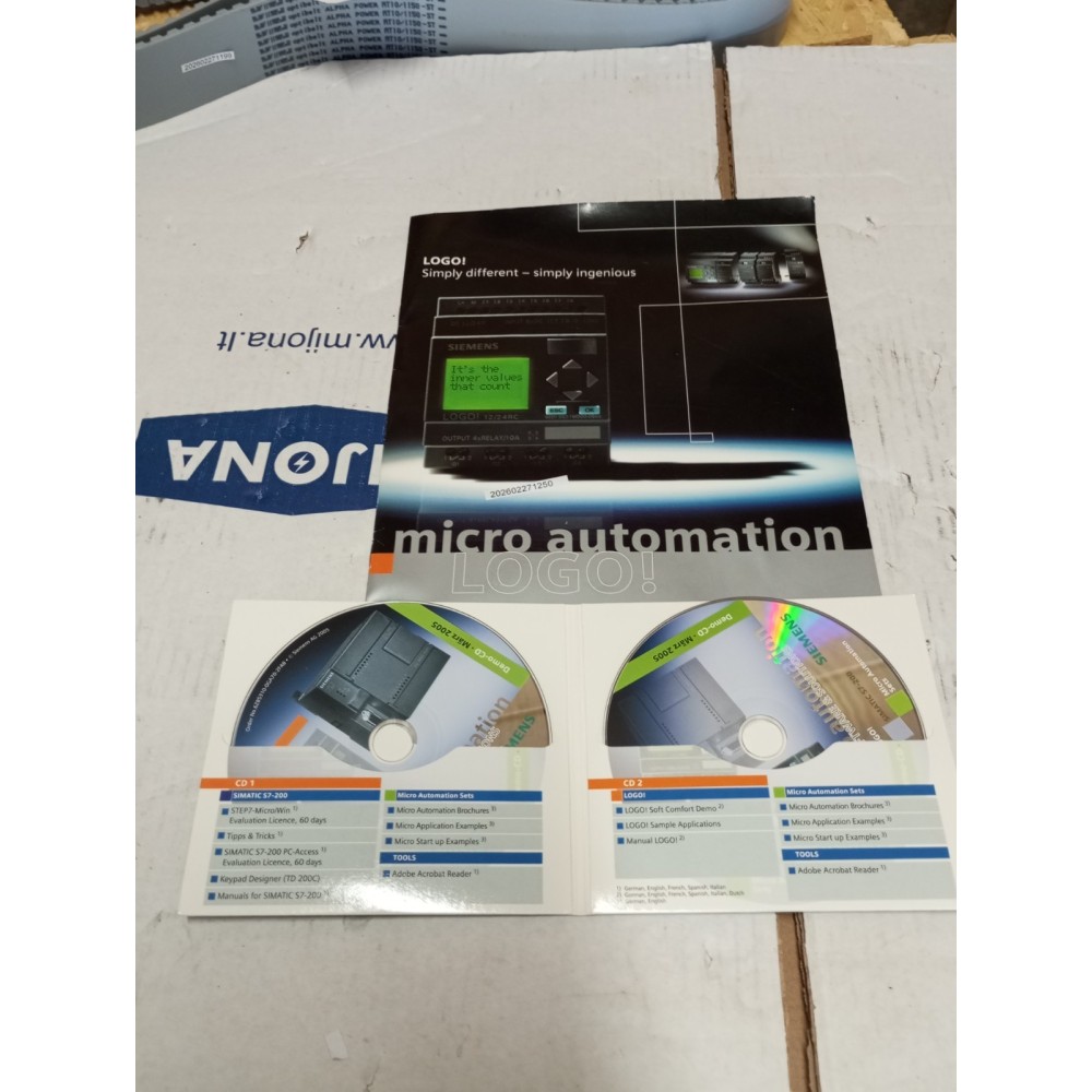 Siemens simatic S7 200 MIICRO AUTOMATION LOGO  New old stock)