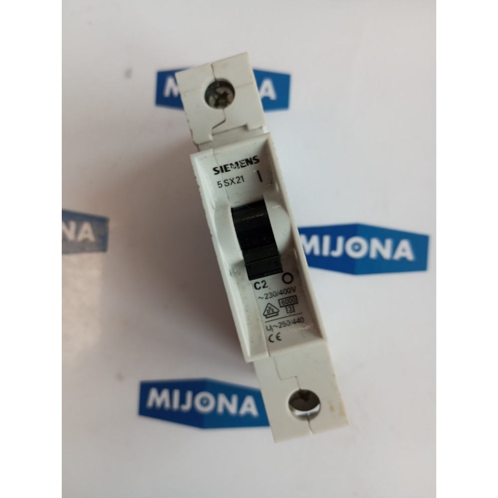 SIEMENS 5SX21 MAX 277V AC MINIATIURE CIRCUIT BREAKER 230 400V