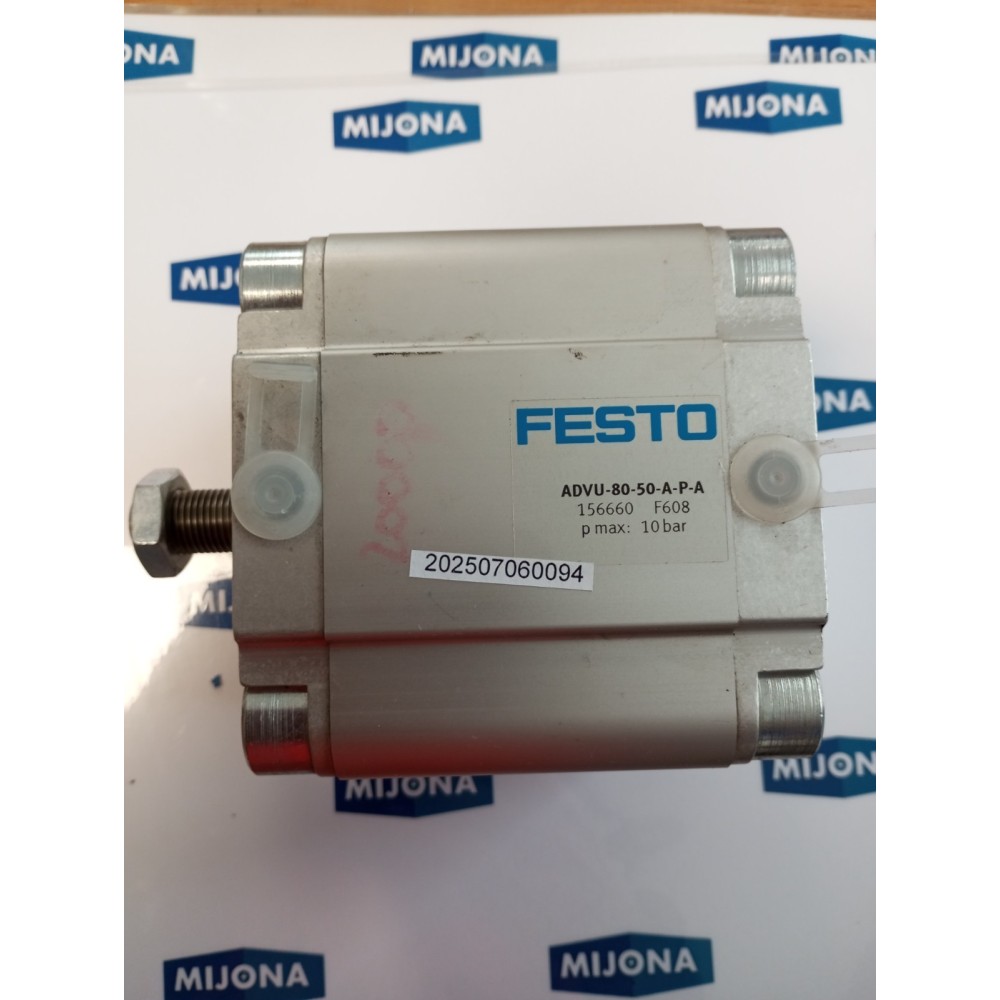 FESTO ADVU 80 50 A P A 156660 10BAR Kompaktzylinder NEW OLD STOCK FESTO ADVU 80 50 A P A 156660 10BAR Kompaktzylinder NEW OLD STOCK