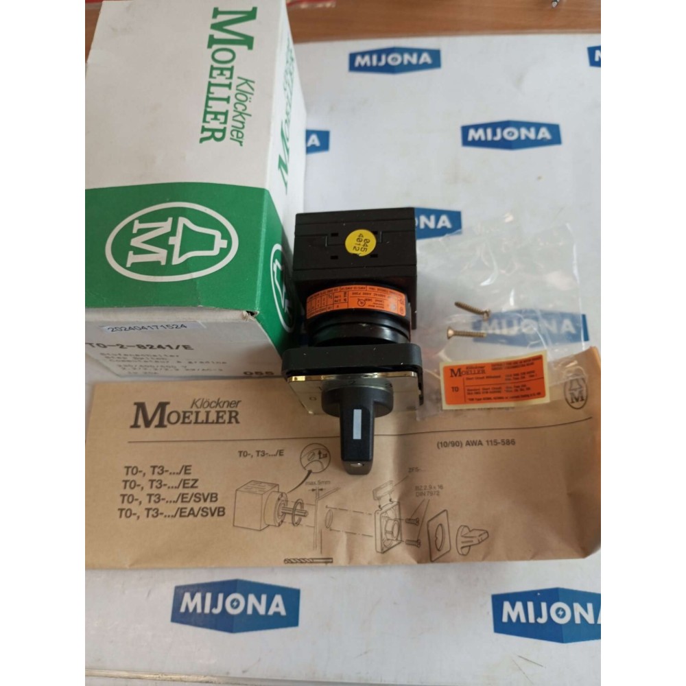 Moeller T0 1 5431 E  STAY PUT switch STELLSCHALTER T0-1-5431/E  (new old stock)