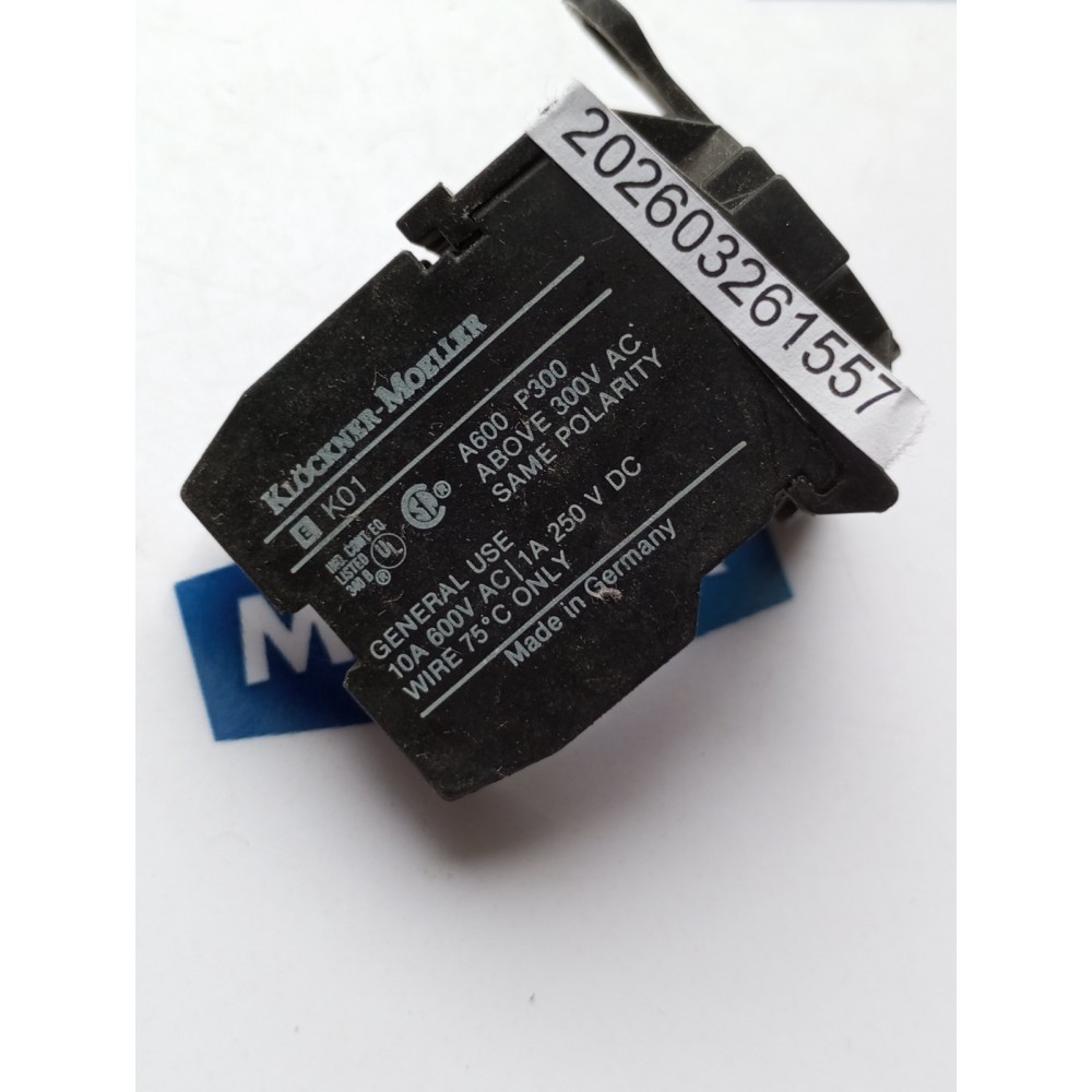 EATON E K 01 CONTACT BLOCK EATON E K 01 CONTACT BLOCK