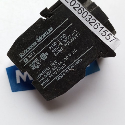 EATON E K 01 CONTACT BLOCK
