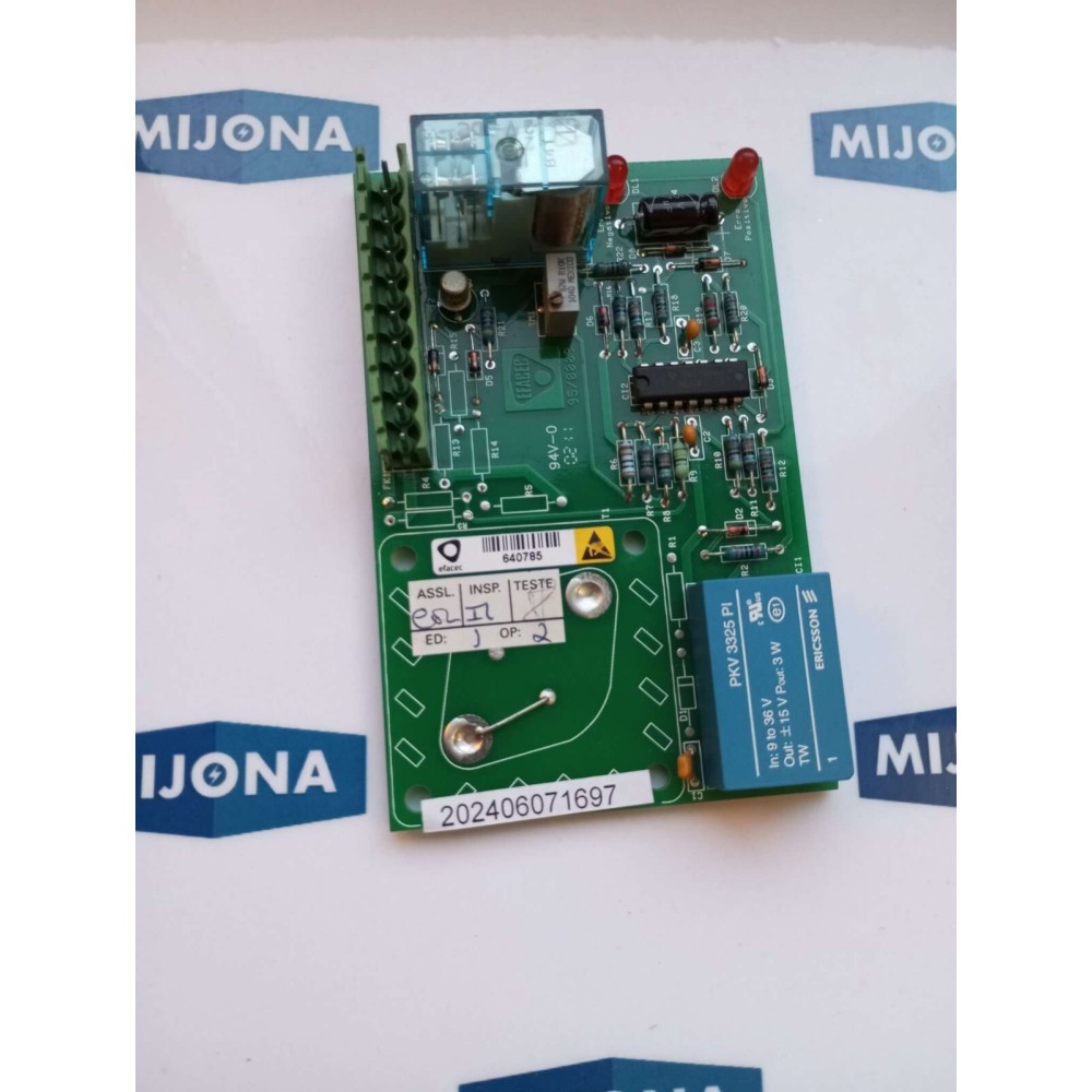 EFACEC 95/0009 94 V-0  0211 BOARD MODULE 640785