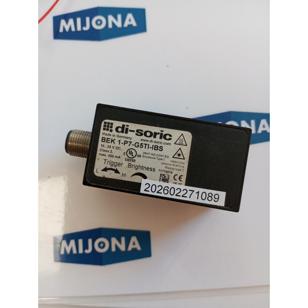 di-soric DI SORIC DBEK 1 P7 G5TI IBS 10 35V DC BEK 1-P7-G5TI-IBS
