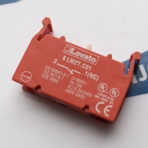 Lovato 8 LM2T.C01 1NC NEW OLD STOCK