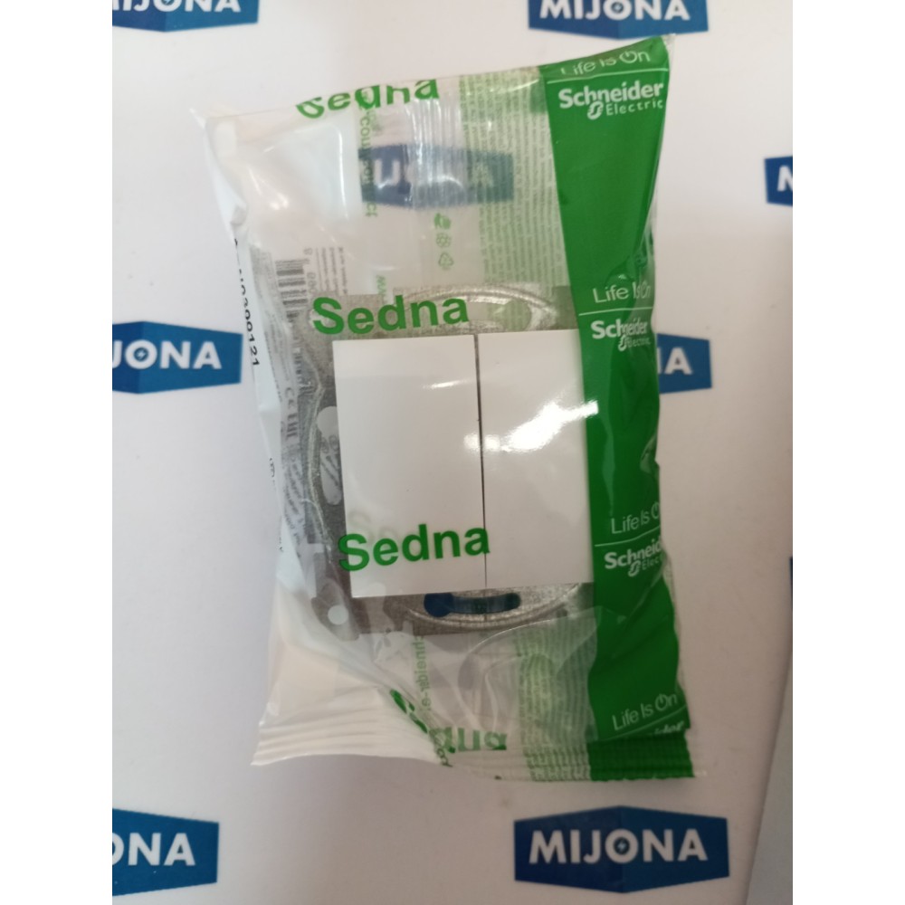 Schneider SDN0300121 2 CIRQUIT SWITCH WHITE 10A 250V SEDNA Schneider SDN0300121 2 CIRQUIT SWITCH WHITE 10A 250V SEDNA